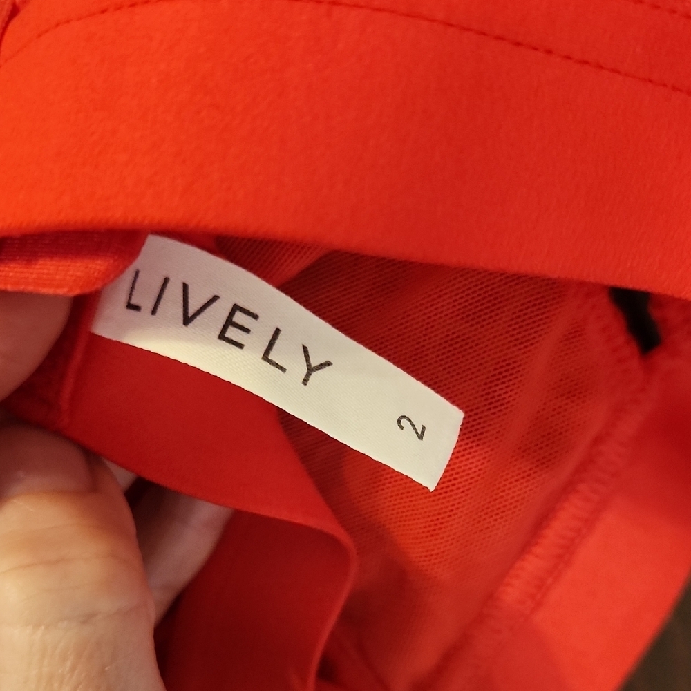 Lively Red Unlined Lace Bralette Wireless Comfort - Picture 5 of 6